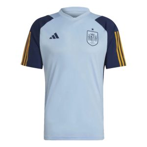 adidas 2022-2023 Spain Training Jersey (Glory Blue) - Blue - male - Size: Medium 38-40" Chest