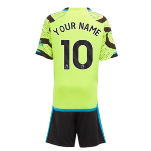 adidas 2023-2024 Arsenal Away Mini Kit (Your Name) - Yellow - male - Size: 4-5 Years