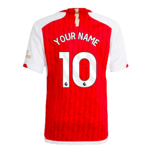 adidas 2023-2024 Arsenal Home Shirt (Kids) (Your Name) - Red - male - Size: 7-8 Years - 26-28" - 71cm