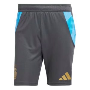 adidas 2024-2025 Argentina Training Shorts (Carbon) - Grey - male - Size: Small 32" Waist