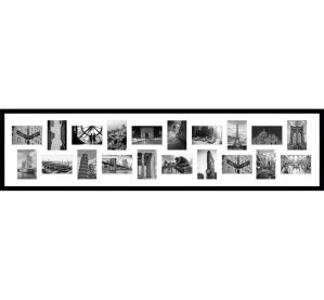 Brayden Studio Aashiyana 7 x 10cm Wood Collage Frame white/black 103.0 H x 27.0 W x 2.0 D cm