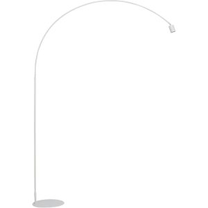 Ivy Bronx Sligo 224Cm Arched/Arc Floor Lamp white/black 22.4 H x 35.0 W x 185.0 D cm