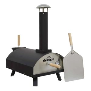Dellonda Pizza Oven gray/black 30.0 H x 62.0 W x 52.0 D cm