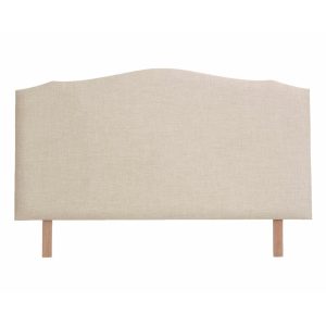 17 Stories Aimani Upholstered Headboard white/brown 80.0 H x 135.0 W x 5.0 D cm