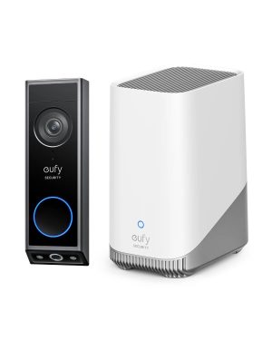 eufy Video Doorbell E340 + HomeBase S380 Black