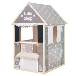 roba Stars Playhouse brown/gray 128.0 H x 82.5 W x 94.5 D cm