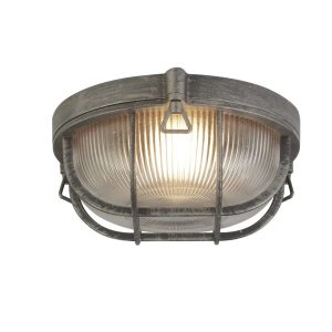 Breakwater Bay Climax Black/Silver 1 - Bulb 11Cm W Outdoor Bulkhead Light black/gray 27.0 H x 11.0 W x 11.0 D cm