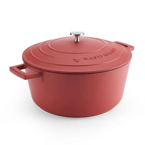 MasterClass 5L Round Casserole Dish red/gray 29.0 W cm