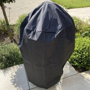 Dakota Fields Kamado Grill Raincover for 18" & 21" Grills black/gray 5.0 H x 50.0 W x 50.0 D cm