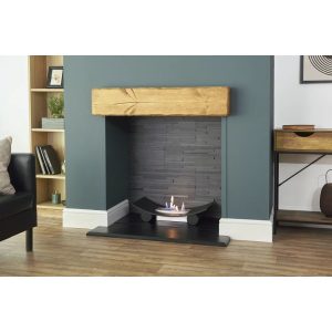 Adam 59Cm W Bio Ethanol Fire black/gray 59.0 W x 30.0 D cm