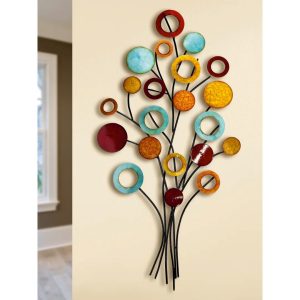 Brayden Studio Lebensbaum Tree of Life Wall Décor brown/gray 97.0 H x 51.0 W x 4.0 D cm