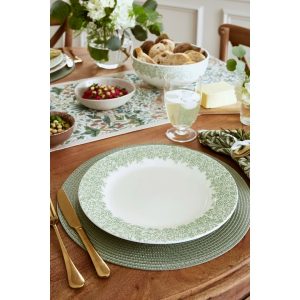 Spode Morris and Co. 11" Plates - Standen green/white 11.0 W cm