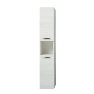 Quickset 936 Wall Bathroom Cabinet brown/white 168.0 H x 30.0 W x 33.0 D cm