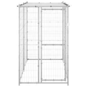 Archie & Oscar Livingon Pet Pen gray/white 180.0 H x 86.61 W x 0.0 D cm