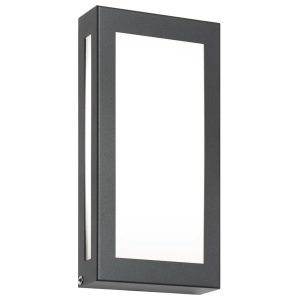 CMD LED Outdoor Armed Sconce gray/white 45.0 H x 14.0 W x 28.0 D cm