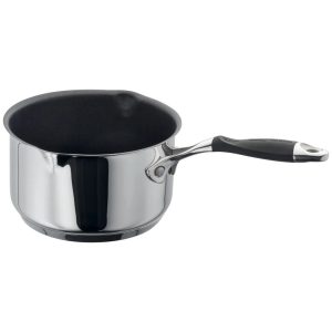 Stellar James Martin 14cm Stainless Steel Non-Stick Milk Pan, 1L, Non-Stick gray/white 9.0 H x 29.0 W cm