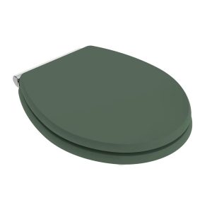 Old London Hunter Green Richmond Soft Close Elongated Standard Toilet Seat brown/green/yellow 6.0 H x 45.1 W x 35.0 D cm