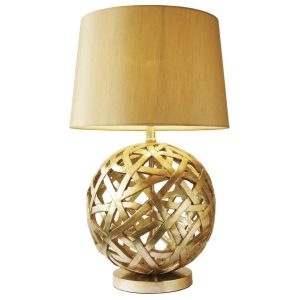 Dar Lighting Balthazar 62cm Table Lamp pink/yellow 62.0 H x 38.0 W x 38.0 D cm
