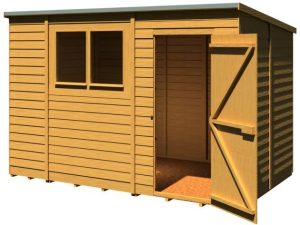 10 x 6 Shire Overlap Pent Shed