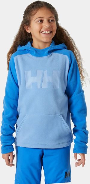 Helly Hansen Junior's Daybreaker Soft Fleece Hoodie Blue 176/16 - Bright Blue - Unisex
