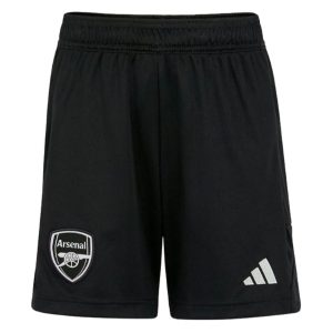 adidas 2023-2024 Arsenal Home Goalkeeper Shorts (Black) - Kids - Black - male - Size: 15/16 Years - 30" Waist