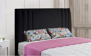 17 Stories Ashlesha Upholstered Headboard black 67.0 H x 138.0 W x 8.0 D cm