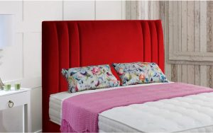 17 Stories Ashlesha Upholstered Headboard red 67.0 H x 122.0 W x 8.0 D cm