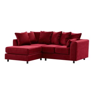 17 Stories Awn Corner Sofa red 86.0 H x 214.0 W x 166.0 D cm
