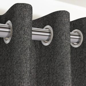 17 Stories Ayantu Mcalister Highlands Eyelet Room Darkening Curtains gray 137.0 H x 228.0 W cm