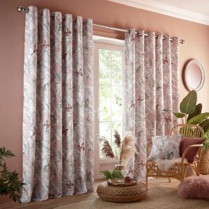17 Stories Bennison Flutur Eyelet Room Darkening Curtains 229.0 H x 168.0 W cm