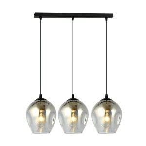 17 Stories Cadi-Grace 3 - Light Kitchen Island Linear Pendant gray 17.0 H x 70.0 W x 14.0 D cm
