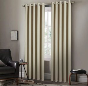 17 Stories Folkhard Eyelet Blackout Thermal Curtains brown 183.0 W cm