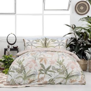 17 Stories Oliveros Duvet Cover Set brown Super King Duvet Cover + 2 Standard Pillowcases