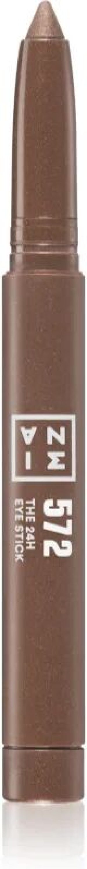 3INA The 24H Eye Stick long-lasting eyeshadow pencil shade 572 - Cool brown 1,4 g