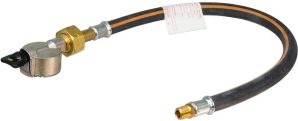 Hamilton Gas Products Ltd 20 Propane/Butane Gas Pigtail - 21mm Clip-On Adaptor x 1/4 Bsp Male T