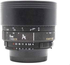 Used Sigma 8mm f/4 EX DG Fisheye - Nikon Fit