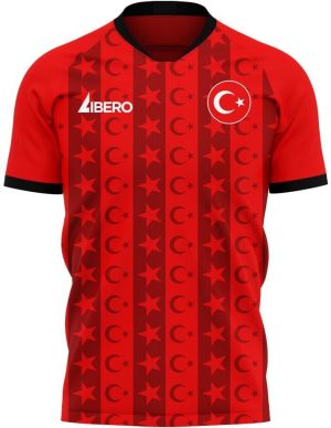 Libero Sportswear Turkey 2024-2025 Home Concept Football Kit (Libero) - Red - male - Size: SB 4/5yrs (104-110cm)