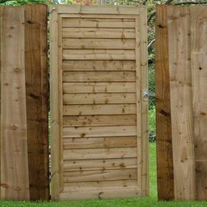 6ft High (1800mm) Forest Garden Pressure Treated Square Lap Gate