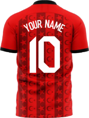 Libero Sportswear Turkey 2023-2024 Home Concept Football Kit (Libero) (Your Name) - Red - male - Size: Small 34-36" Chest (88/96cm)