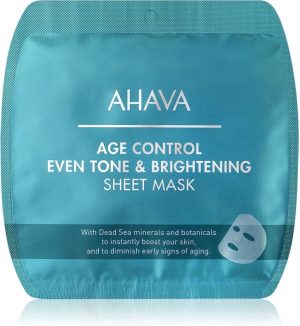 AHAVA Time To Smooth brightening sheet mask with anti-wrinkle effect 1 pc