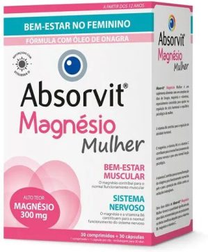 Absorvit Magnesium Woman x30 Tablets + x30 Capsules