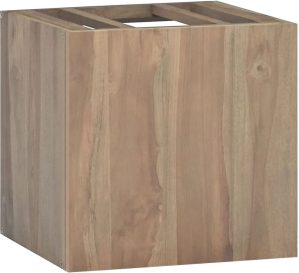 Alpen Home Noonan 46Cm W x 40Cm H x 25.5Cm D Solid Wood Wall Mounted Bathroom Cabinet brown 40.0 H x 46.0 W x 25.5 D cm