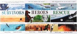 Amazing real-life stories about extreme Survival, Rescue and Heroes 3 Books By David Long - Ages 9+ - Paperback Faber & Faber