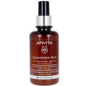 Apivita 3 in 1 Cleansing Milk for Face and Eyes 200mL
