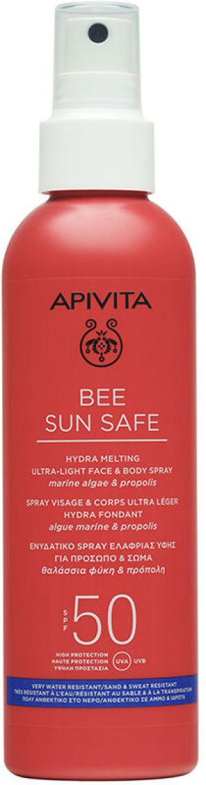 Apivita Bee Sun Safe Hydra Fresh Spray for Face and Body Spf 50 200 ml