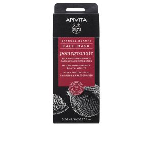 Apivita Express Beauty revitalizing and radiant facial mask with pomegranate 2 x 8 ml