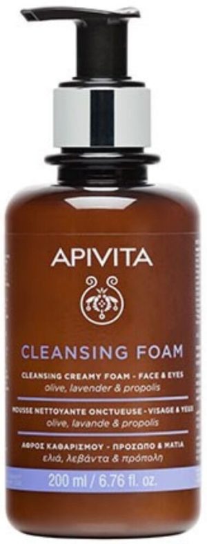 Apivita Foam Cleanser for Face and Eyes 200mL