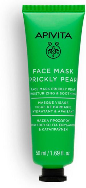 Apivita Soothing moisturizing Facial Mask with prickly pear 50 ml