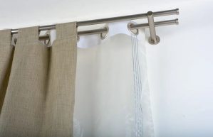 Archema Curtain Hardware Set white 2.0 H x 220.0 W x 16.0 D cm