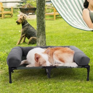 Archie & Oscar Goetz Dog Cot gray 28.0 H x 110.0 W x 80.0 D cm
